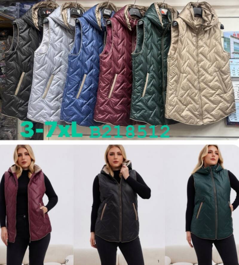 Kamizelka damskie Roz 3XL-7XL, 1 Kolor Paczka 5 szt